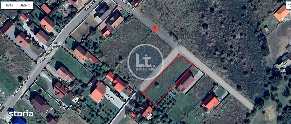 Teren intravilan de vanzare 1000 mp Reghin