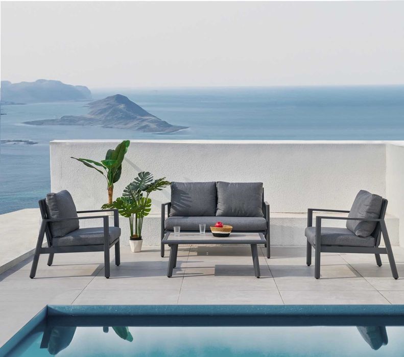 Set LOUNGE PREM, mobilier terasa, canapea, fotolii, masuta