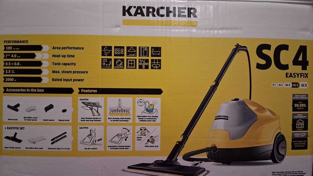 Aparat de curatat cu abur KARCHER SC 4 EasyFix