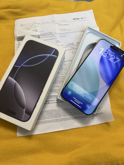 Iphone 16 Pro Max 256 gb IMPECABIL ! Garantie 1 an de zile Istyle !