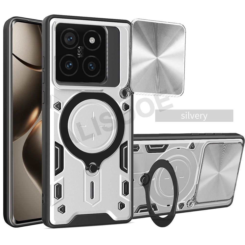 Xiaomi 15 / 14T/ 14T Pro/ GIANT RING Удароустойчив кейс гръб с пръстен