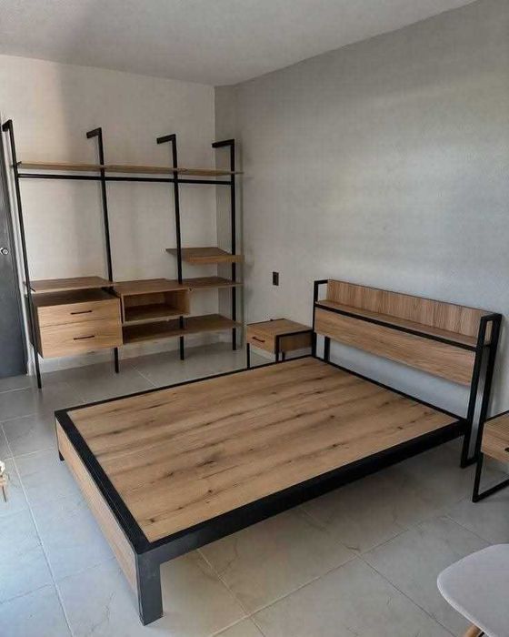 Loft uslubidagi karavotlar. односпальные, двуспальные и парящие