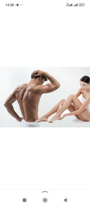 Депиляция мужчин и женщина