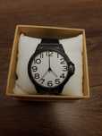 Ceas Quartz Crystal Watch Clasic, curea din piele, rezistent la apa