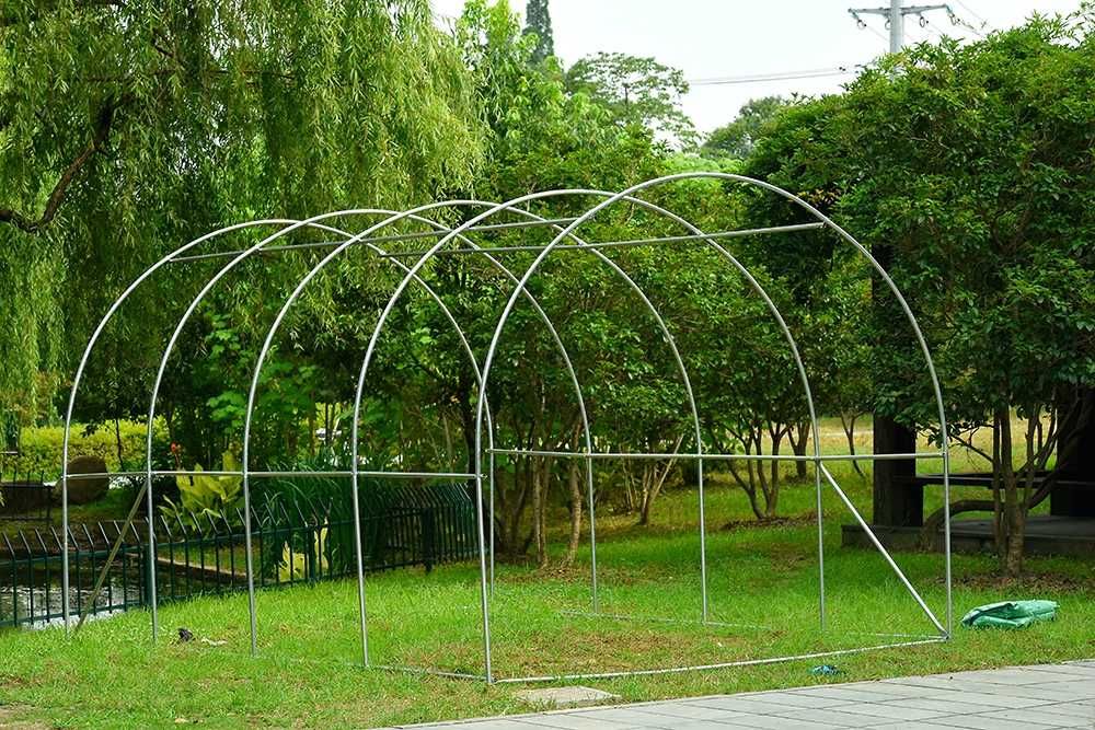 Sera Solar Gradina Tunel Otel Folie Flori Legume 4x2x2m LIVRAT GRATUIT