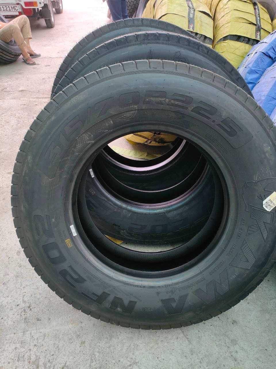 Furalarni oldiga 315/70R22.5 razmer KAMA NF202 balonlar bor 253$