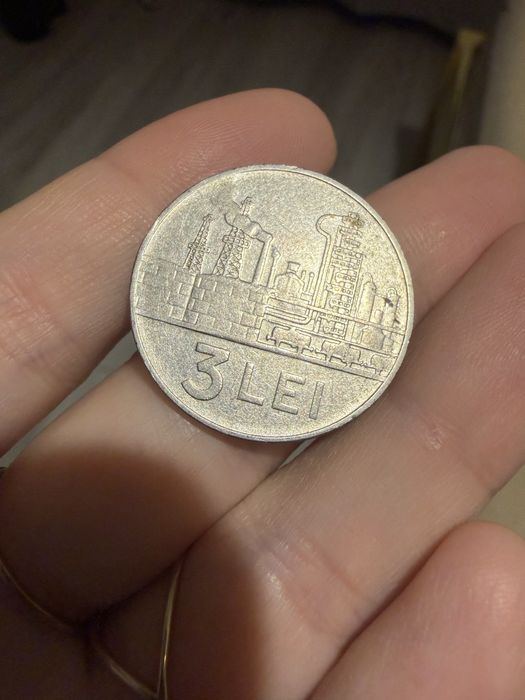 Moneda 3 lei colectie 1966