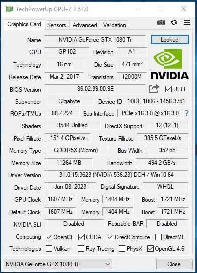 Placa video GIGABYTE AORUS GTX 1080 Ti XTREME Edition 11GB DDR5X 352-b