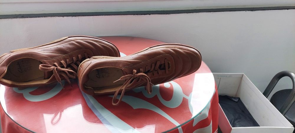 Кожени обувки Clarks 44 номер