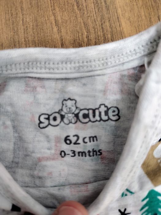 Set 3 Piese Iarnă/Crăciun Body cu Volănașe + Pantaloni Groși