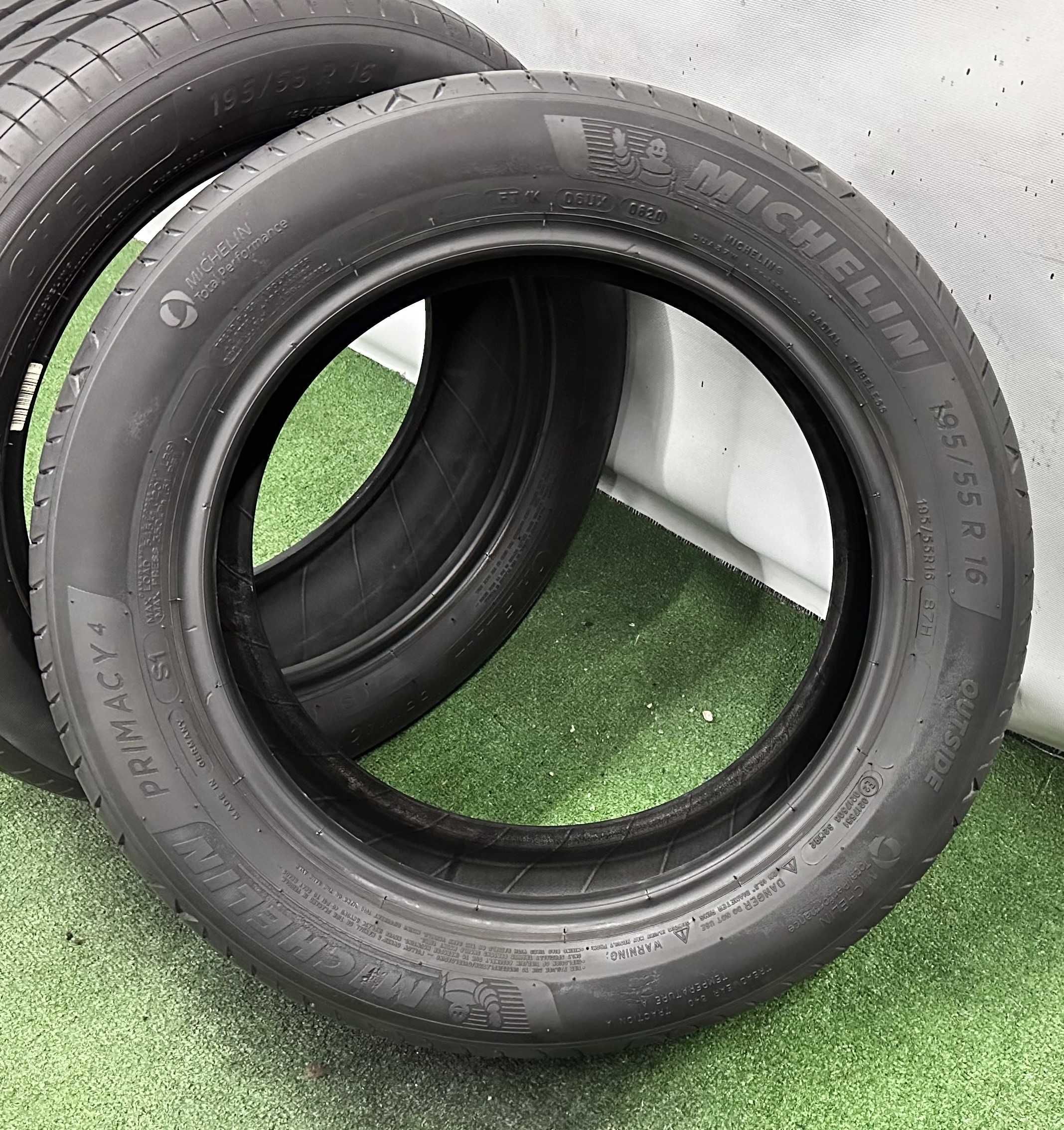 2бр 195/55r16 MICHELIN PRIMACY 4 летни