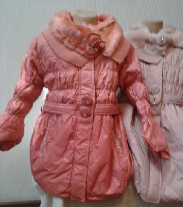 куртки, шубки новые для девочек, пр-во Пекин