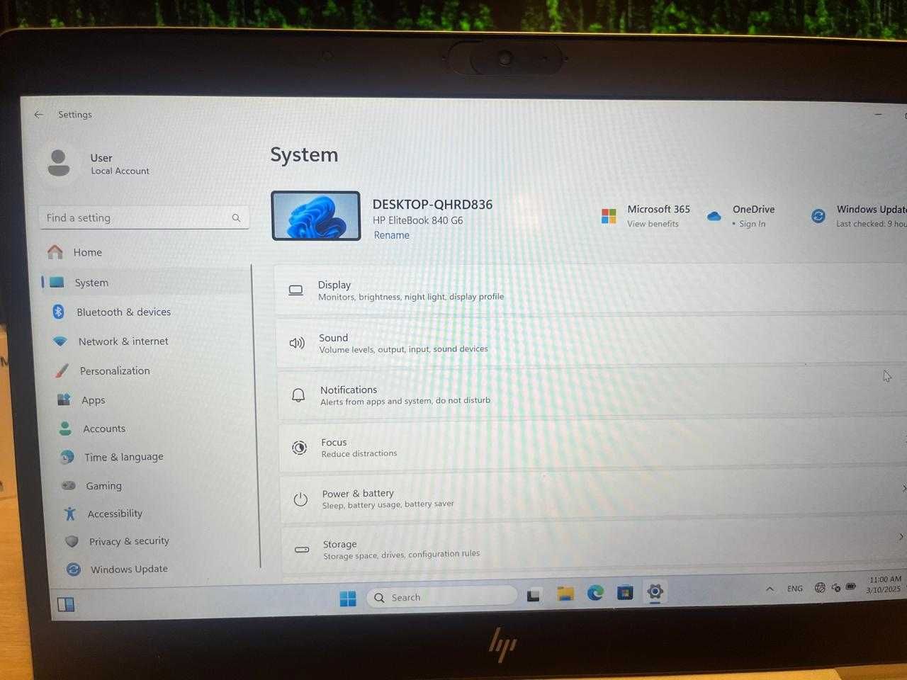 NotebookHP Elitebook 840 G6 i5-8365 ноутбук