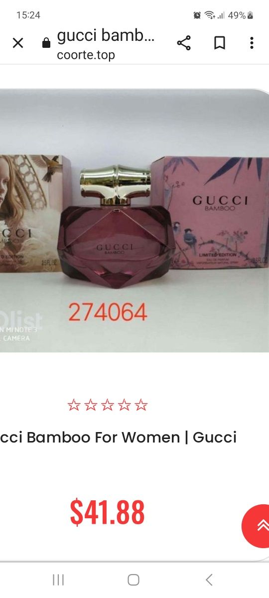 Gucci bamboo de vinzare