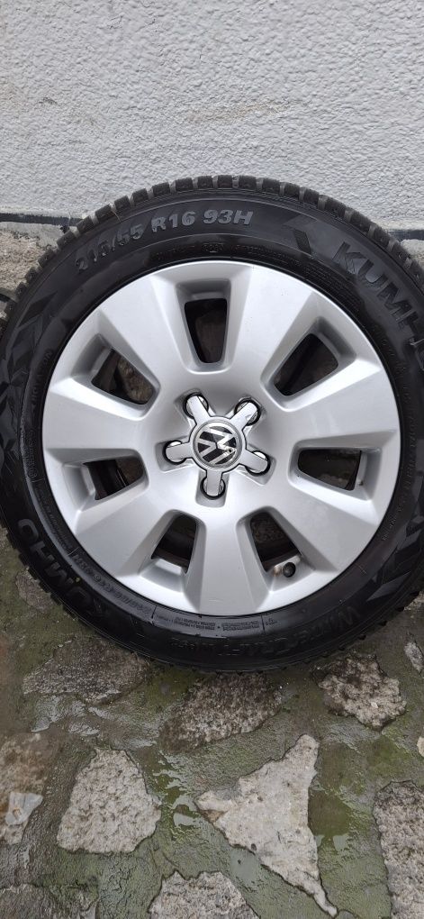 Лети джанти със зимни гуми 215/55/16 VW, Audi, Skoda, Seat; 5x112