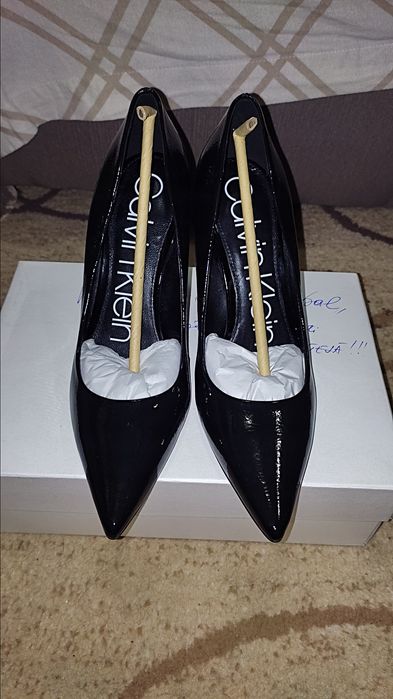 pantofi stiletto cu toc calvin klein