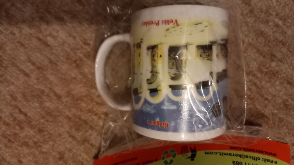 Нови чаши за кафе и чай :коледни  Велики Преслав от Закинтос и бутиков