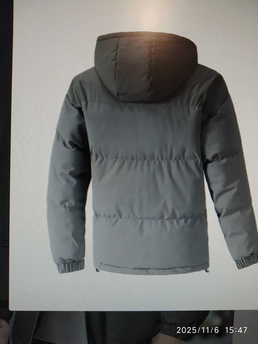 Мъжко зимно яке - сив цвят