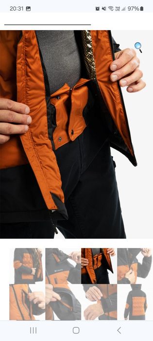 Geaca ski columbia impermeabilă barbati marimea L