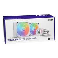 Cooler Procesor NZXT Kraken Elite 280 RGB LCD White