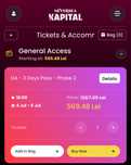 2 x festival pass Never Sea Kapital 4-6 iulie