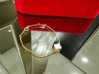 Van Cleef & Arpels VCA Rose Mother Sweet Alhambra Clover Дамска Гривна