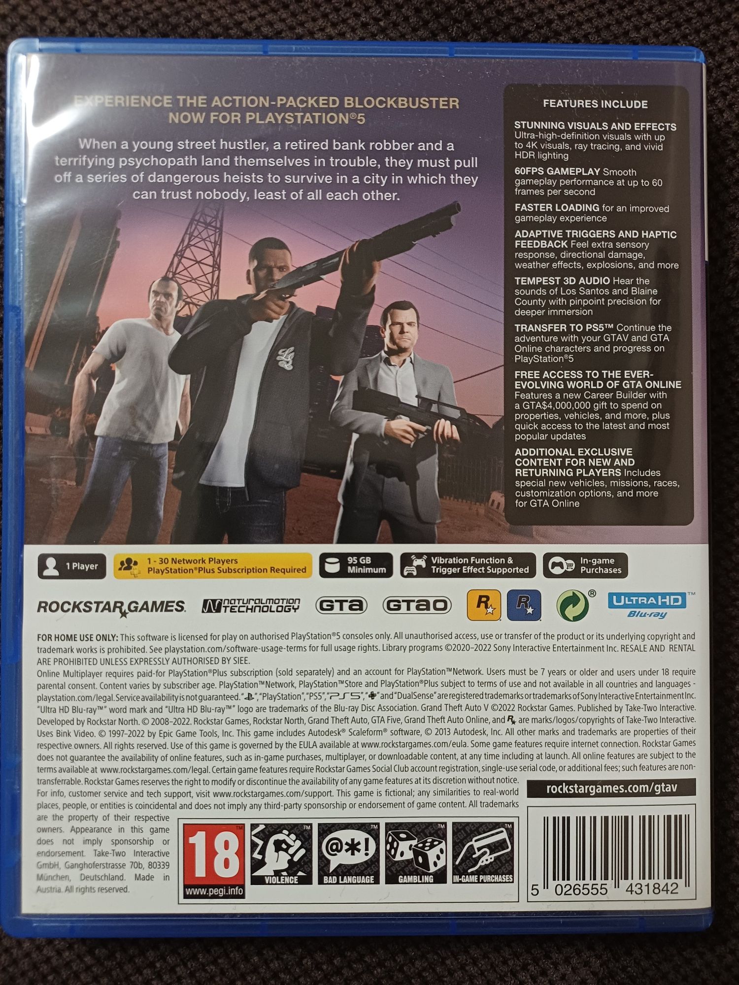 Grand Theft Auto  V (PS5)