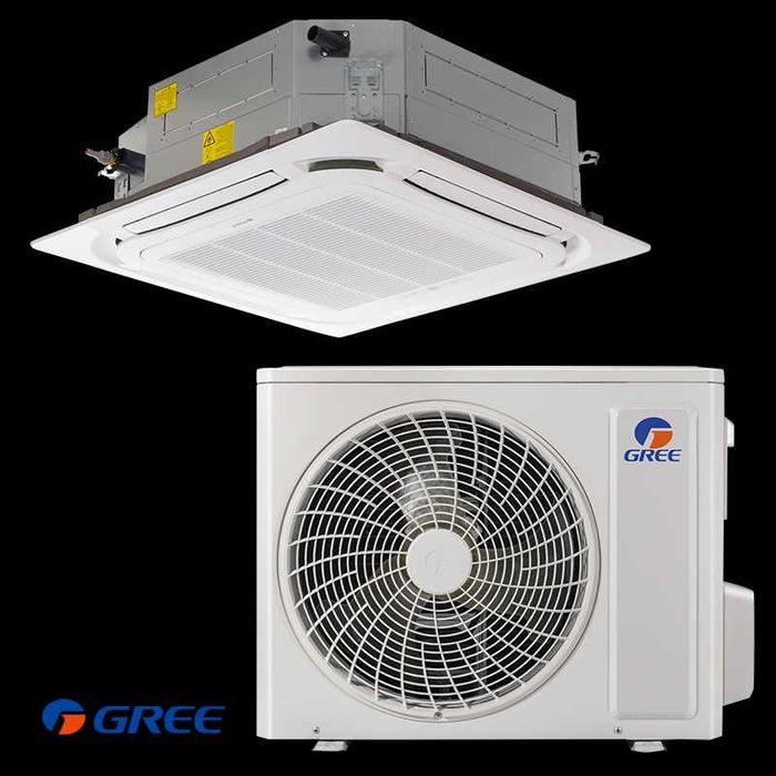 Касетъчен климатик GREE GUD160 трифазен, пълен к-т с пълна гаранция