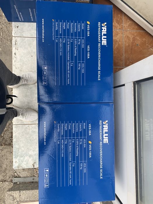 Cantar value ves-50a 50kg afisaj electronic frigotehnie freon nou tva