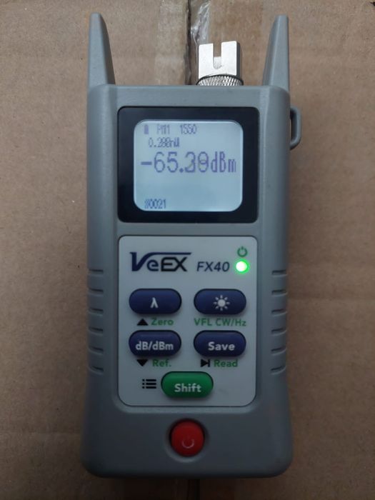 Veex fx40 PM2 powermetru fibra optica Tester fibra optica