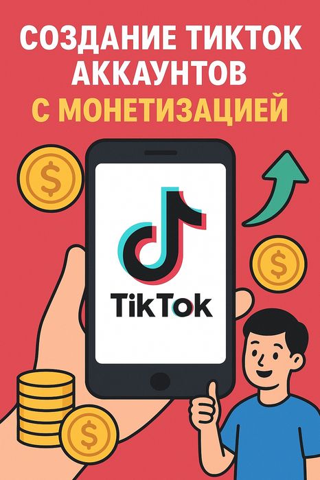 Продажа Тик ток аккаунта с монетизацией