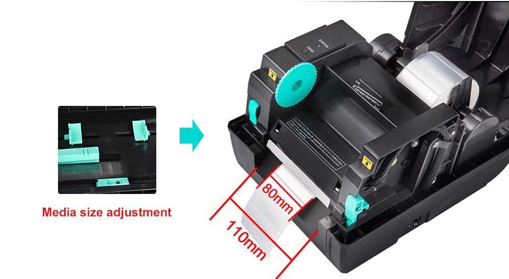 Термотрансферный принтер этикеток Xprinter H400E 300DPI