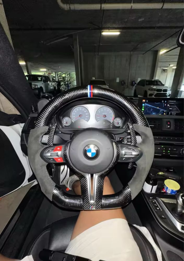 Volane BMW Seria F Personalizate – Carbon / Alcantara / Piele
