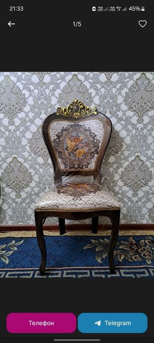 Продается стулья 6 штук новые (цена за один штук)