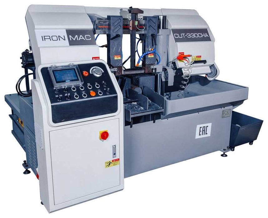 Автоматический ленточнопильный станок по металлу IRONMAC-CUT 330 CHA
