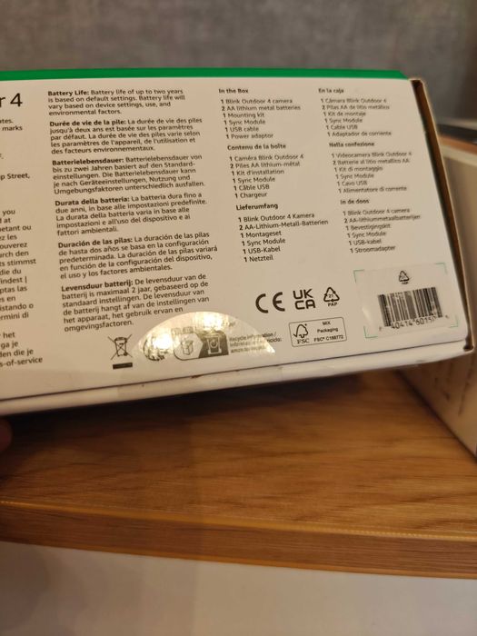 Camera (a 4-a generație 2025) / Blink outdoor 4 + sync module Core EU