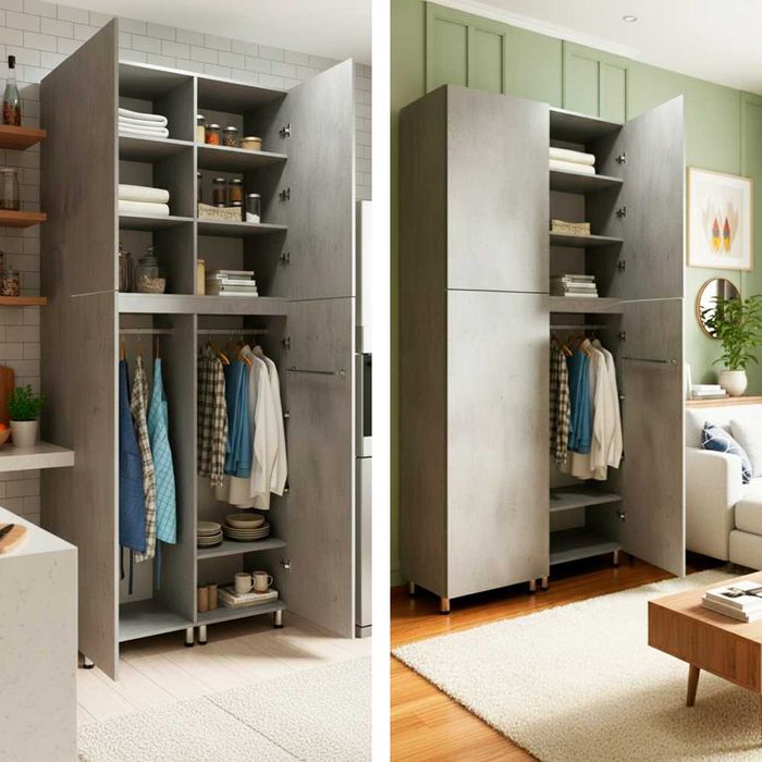 Акция! ШКАФ ЛОФТ / SHKAF LOFT / Серый шкаф / Kiyim shkafi / Шкаф