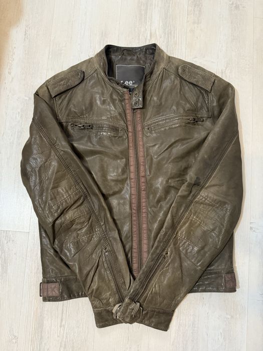 Оригинално мъжко кожено яке Lee