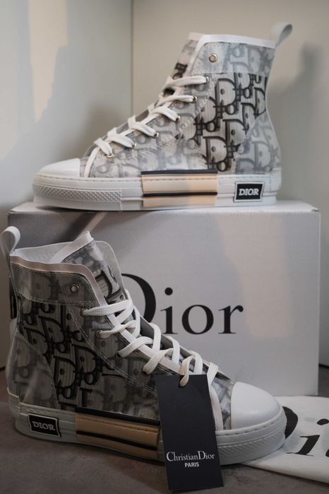 Adidasi D i o r Essentials B23 HIGH-TOP, Produs Nou - Full Box Premium