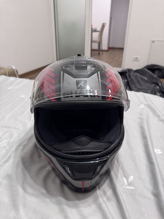 Casca Shark marimea M noua model Pinlock Max Vision cu lumini USB