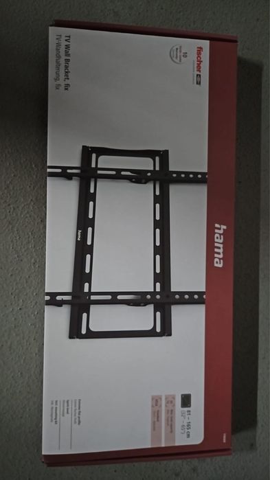 Suport TV perete HAMA 118068, fix, 32-65", 35kg, negru