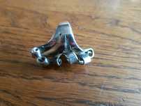 Inel dama,argint 925,masiv,model deosebit,vintage,17.7 mm