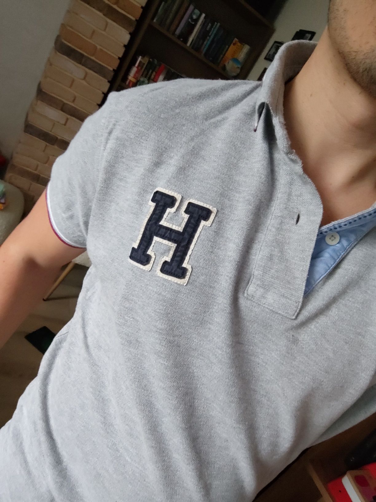 Мъжка тениска с яка Tommy Hilfiger размер M