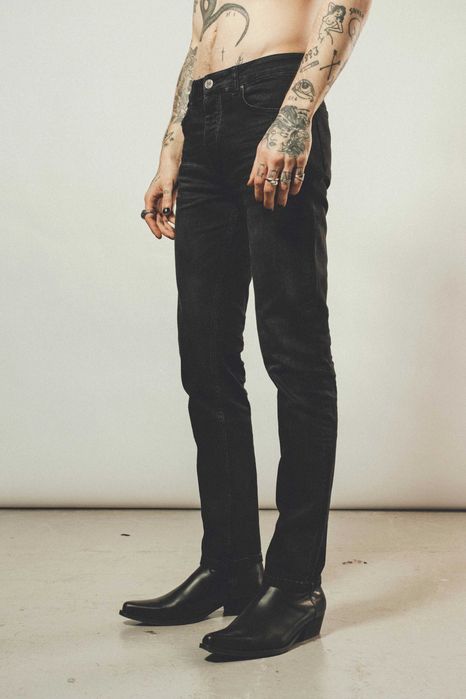 Нови черни дънки 117 Essential Jeans Other UK Vintage Black размер 32