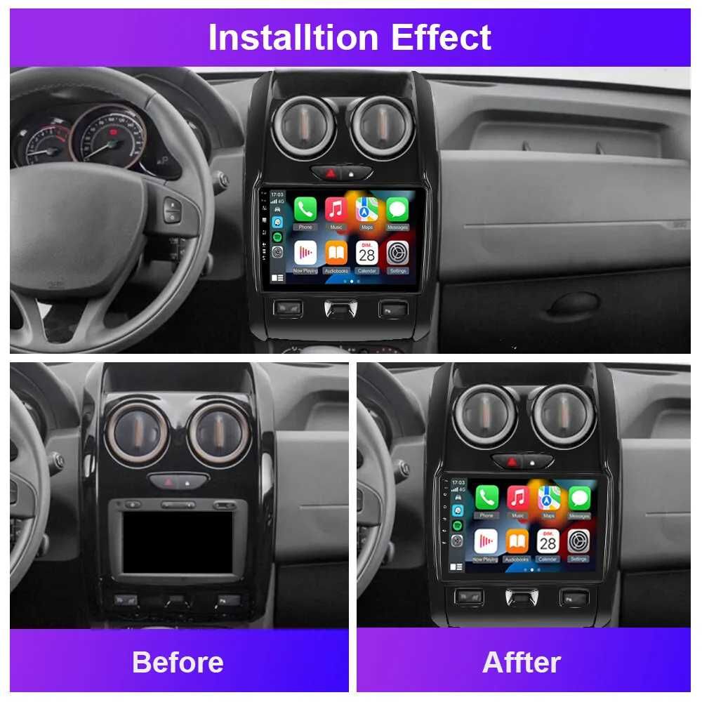 Мултимедия Двоен дин за Renault Duster навигация 2 DIN с Android Рено
