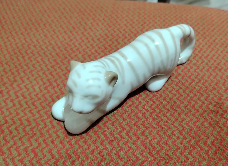 Статуэтка "Белый тигр" производства СССР