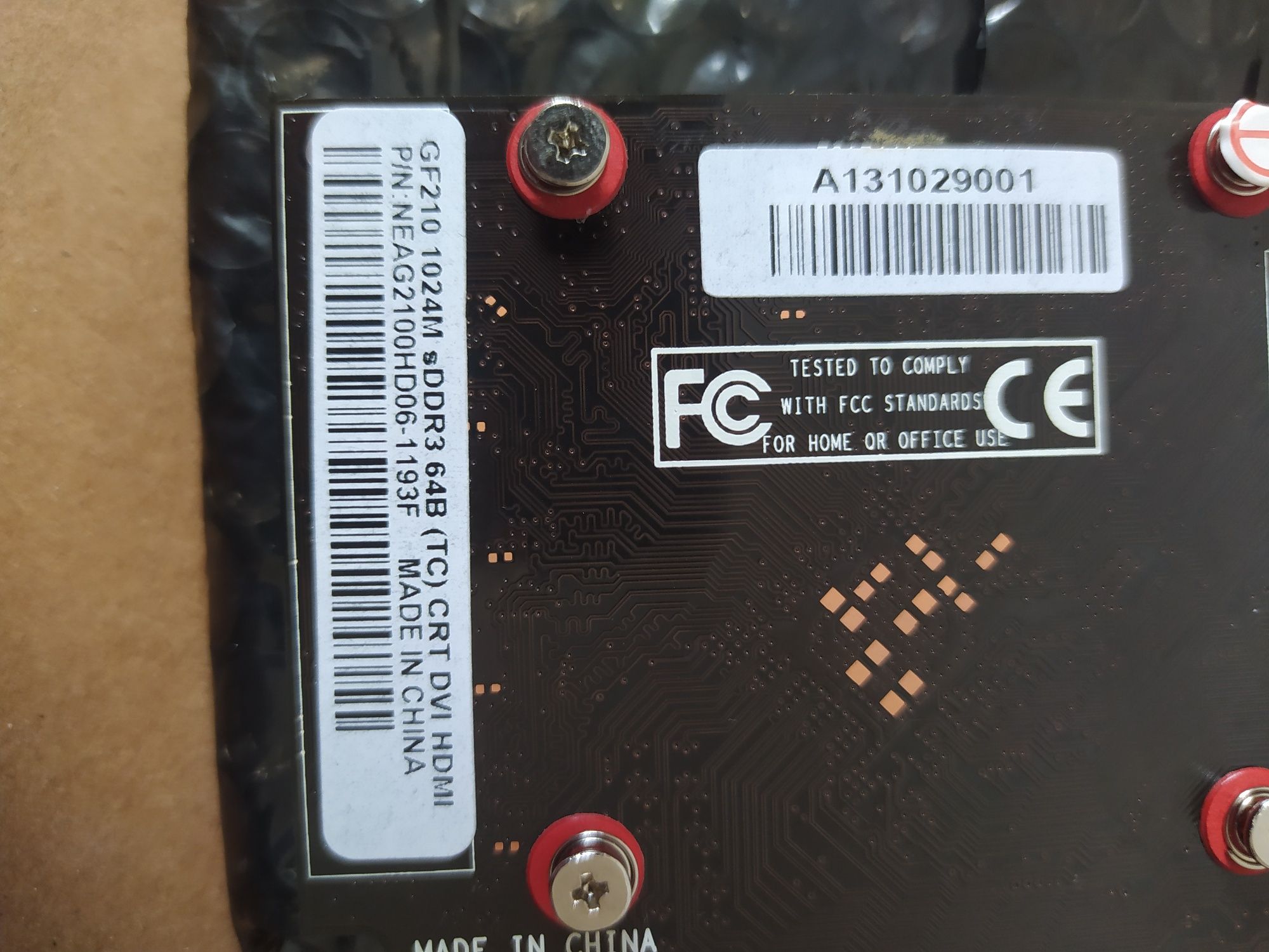 Видеокарта GeForce GF-210 1Gb SDDR3 PCI-E