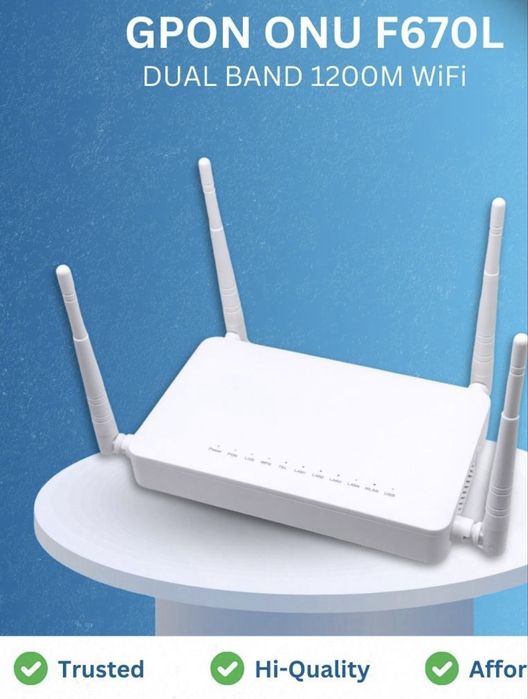 Wifi Gpon ZTE original routerlar
