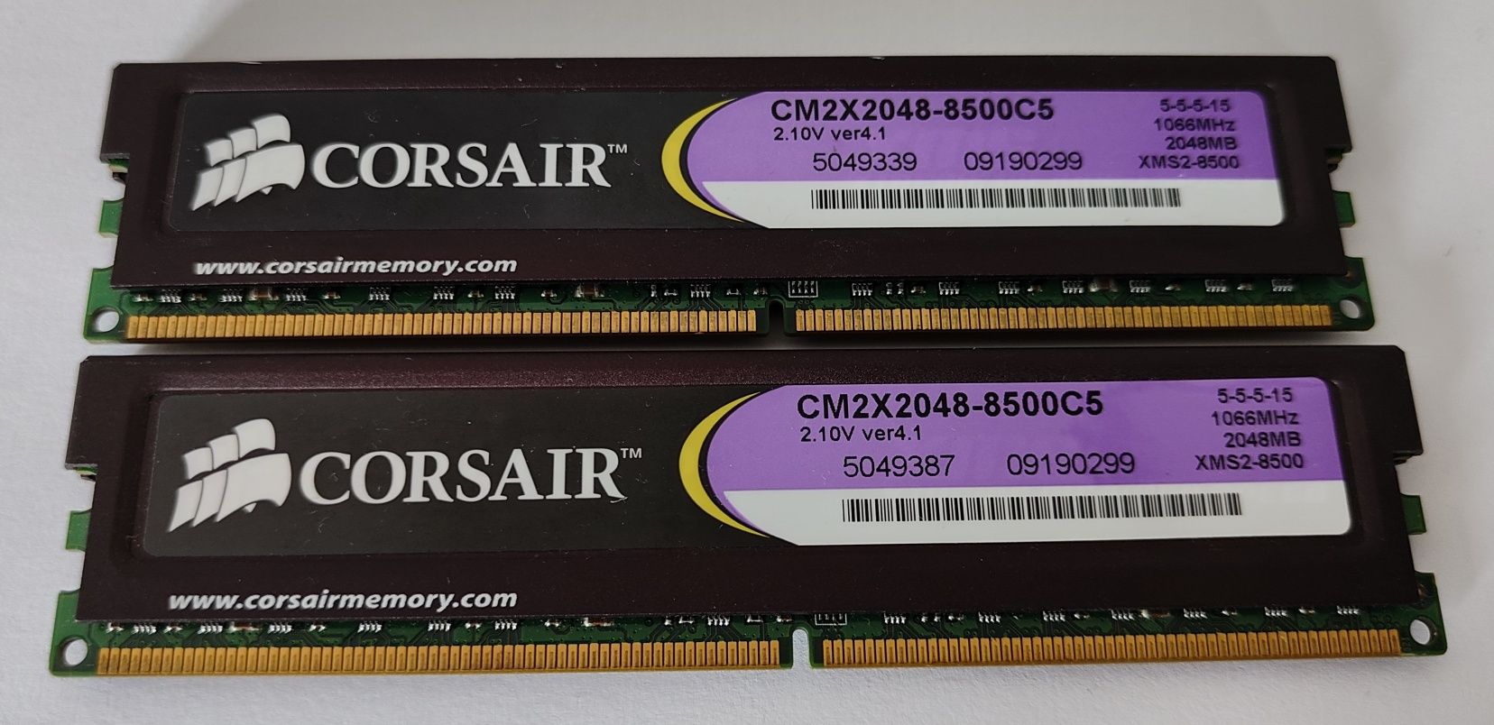 4GB DDR2 Corsair 2x2GB 1066MHz