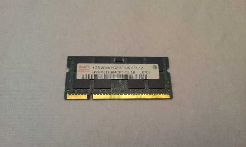 Memorie RAM Laptop Hynix 1GB DDR2 PC2-5300 200-Pin SODIMM